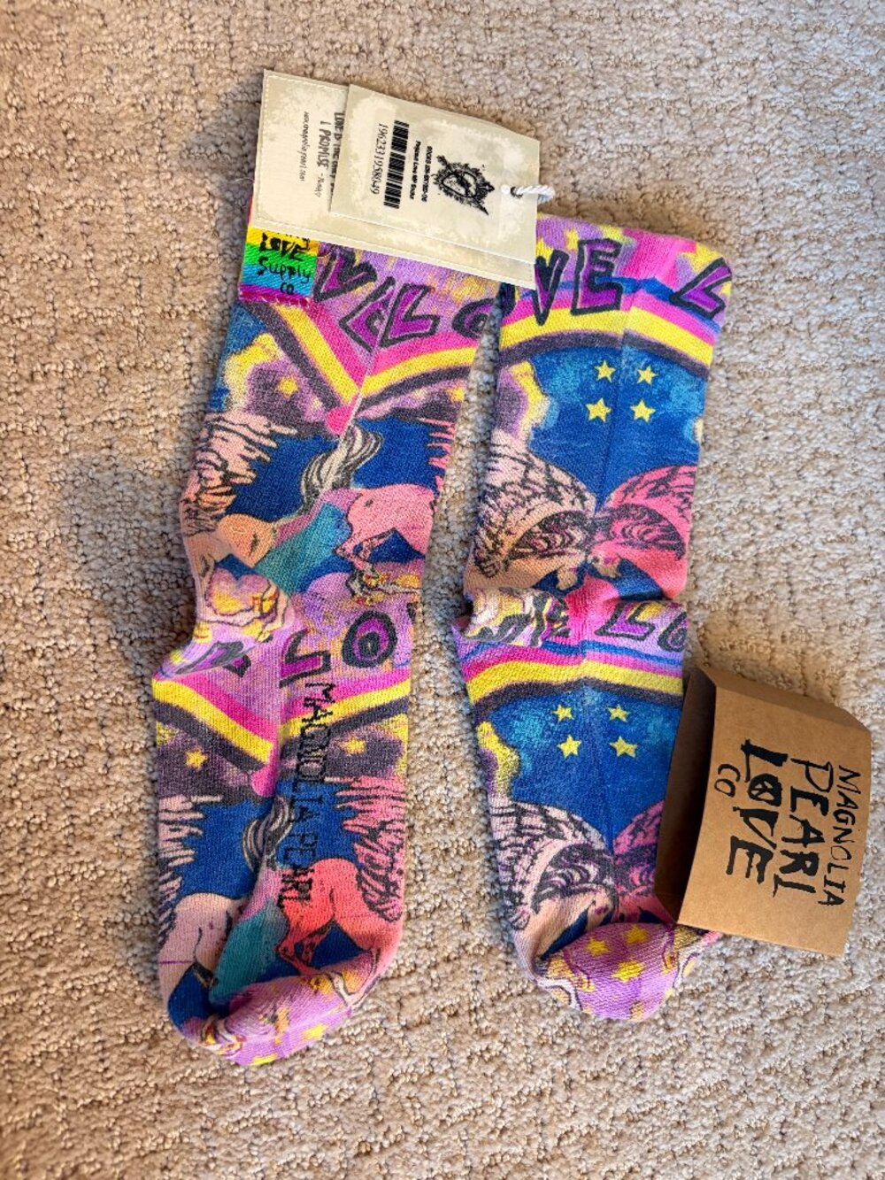 Magnolia Pearl Socks 339 Pegasus Love MP - NWT